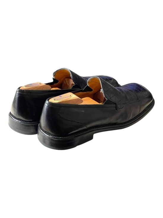 Avventura ᪣ Hand Crafted Quilted Detail Dress Shoe Loafers ᪣ Black Leather ᪣ 10M main image 13